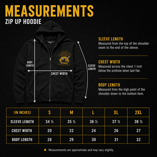 Rad DePadres Midweight Zip Up Hoodie - Black image 1